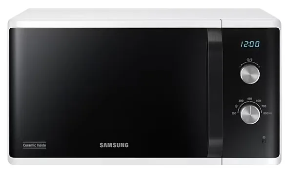 Мікрохвильова піч Samsung 23 л Біо-кераміка Білий 800 Вт