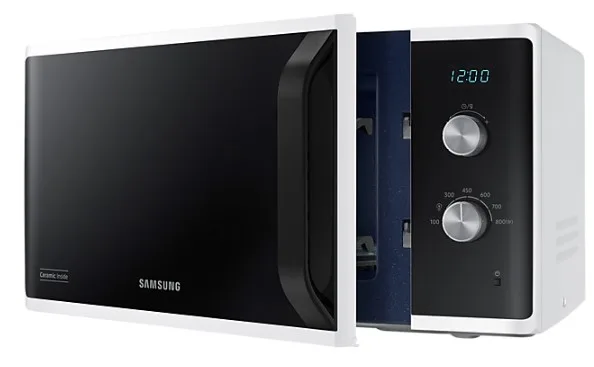 Мікрохвильова піч Samsung 23 л Біо-кераміка Білий 800 Вт