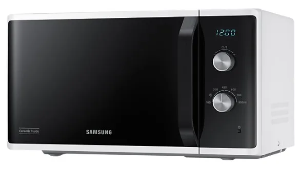 Мікрохвильова піч Samsung 23 л Біо-кераміка Білий 800 Вт