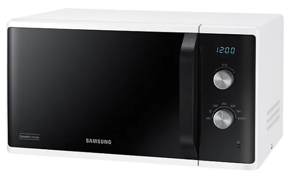 Мікрохвильова піч Samsung 23 л Біо-кераміка Білий 800 Вт