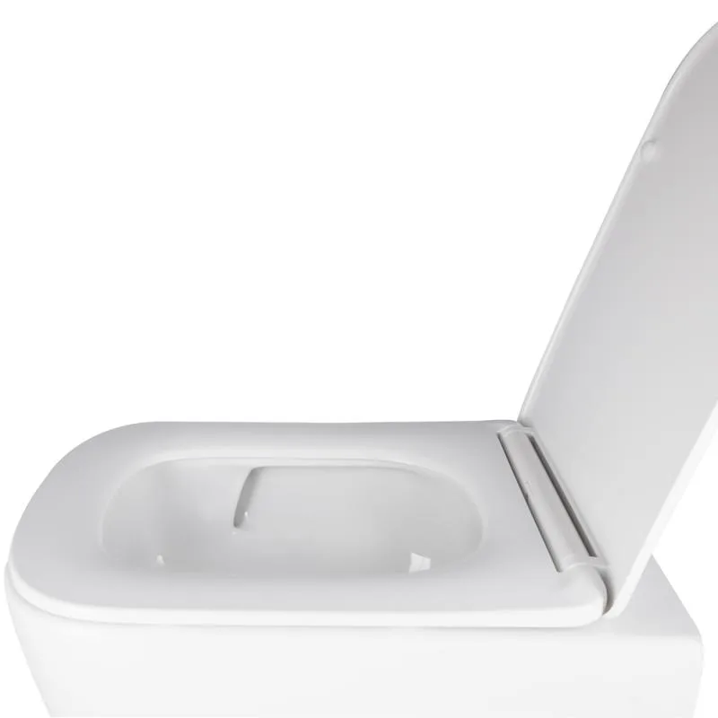 Підвісний унітаз Qtap Crow Ultra Quiet комплект інсталяції кераміка 350х360х520 мм білий
