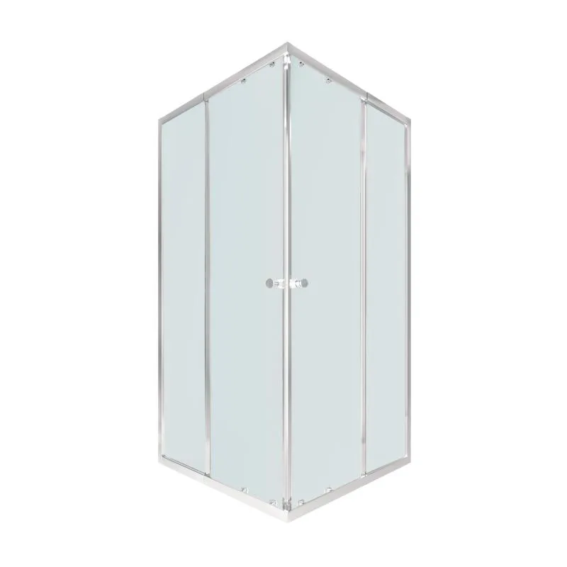 Душова кабіна Qtap CRM109-11SP5 90-105x90-105 см матове скло хром 5 мм