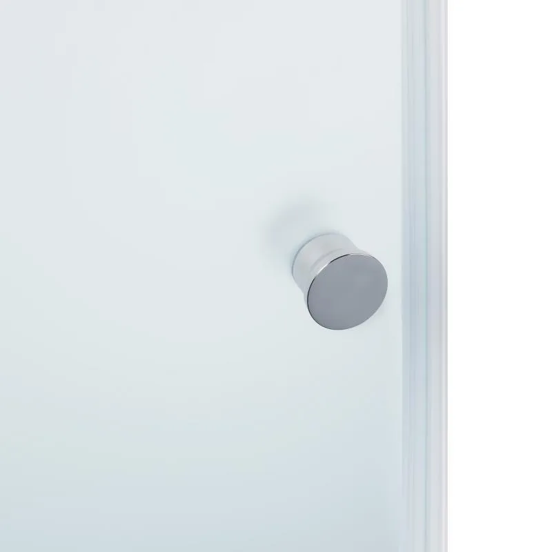 Душевая кабина Qtap CRM109-11SP5 90-105x90-105 см матовое стекло хром 5 мм