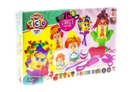 Набір для ліплення Dankotoys Стилист для створення зачісок від 3 років