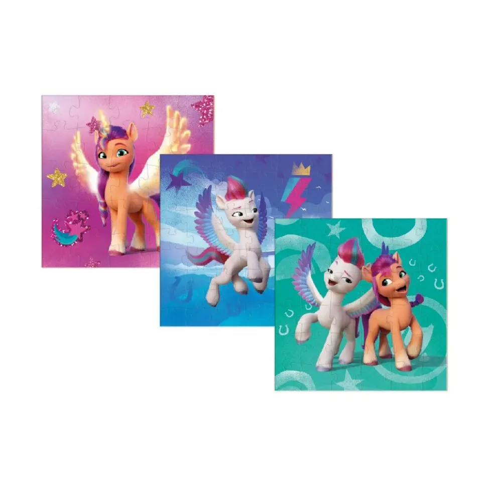 Дитячі пазли 3 в 1 DoDo Toys картон 20х20 см багатокольорові