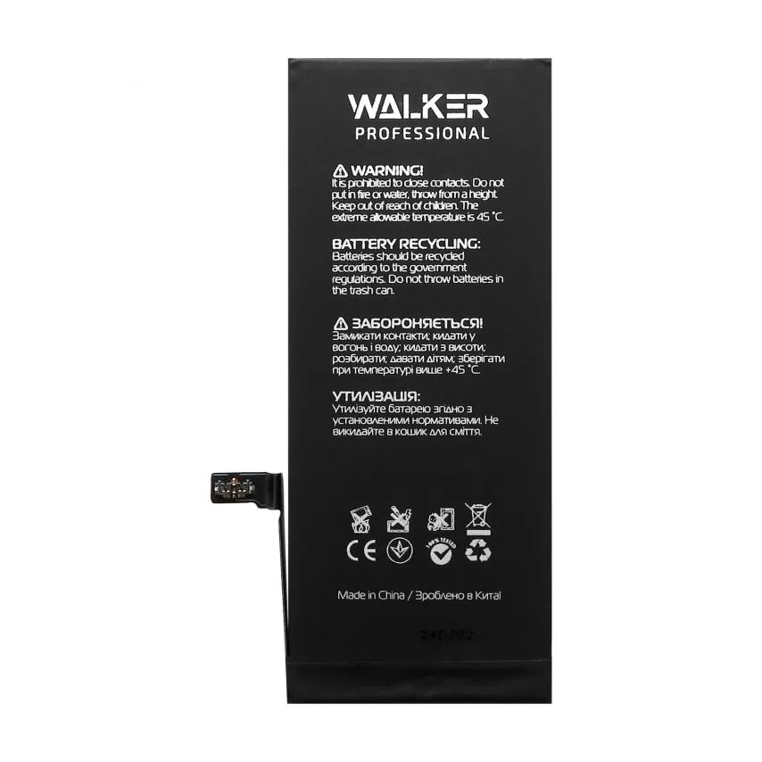 Акумулятор WALKER Professional 1960mAh для Apple iPhone 7 3.8V Original