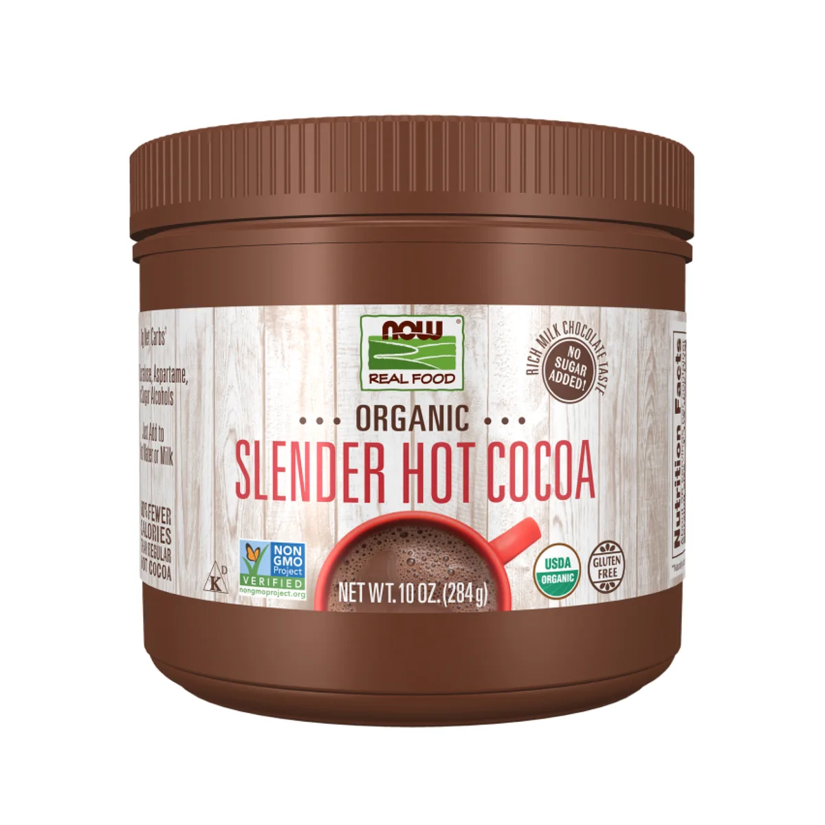 Гарячий шоколад Slender Hot Cocoa Organic 284г дієтичний напій без цукру для схуднення низькокалорійний