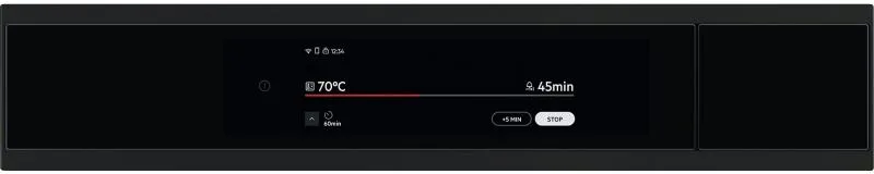 Електрична духова шафа Electrolux, 70 л, клас енергоефективності А++, з паровою функцією, конвекцією, дисплеєм та телескопічними н