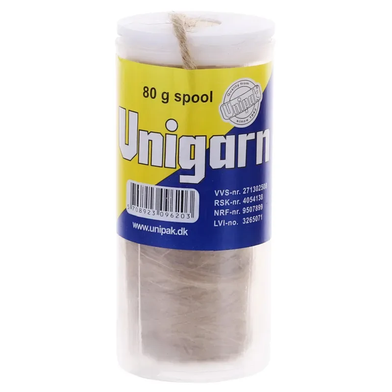 Льняной сантехнический Unipak 80г катушка в контейнере