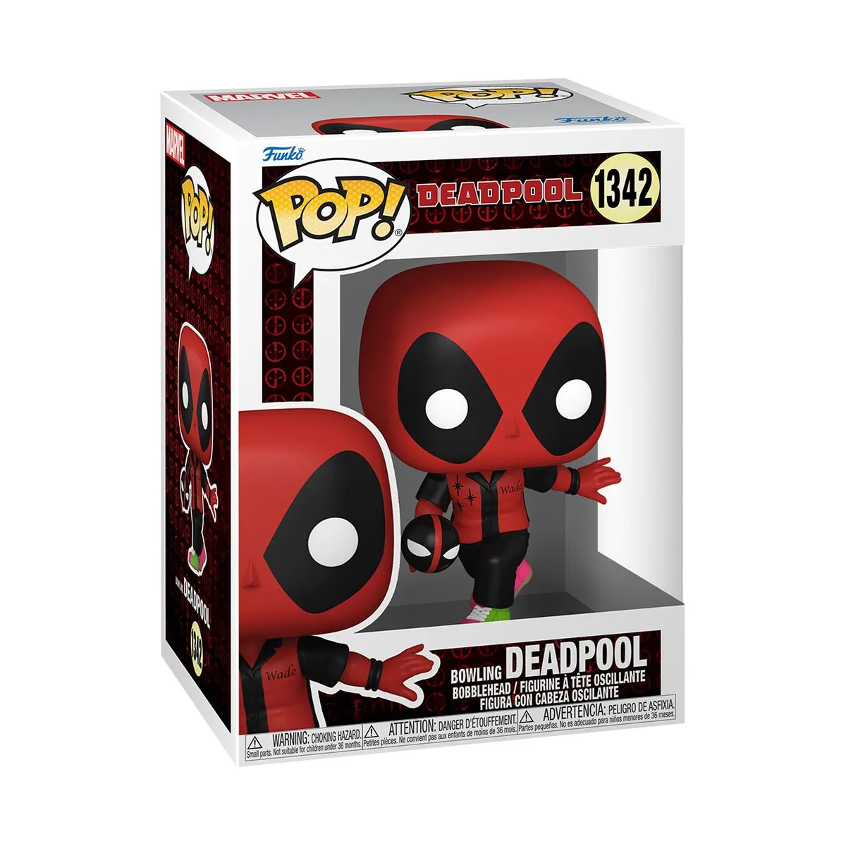 Фигурка Funko POP Marvel: Дэдпул - Боуллинг