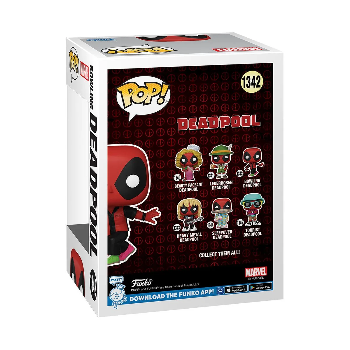 Фигурка Funko POP Marvel: Дэдпул - Боуллинг