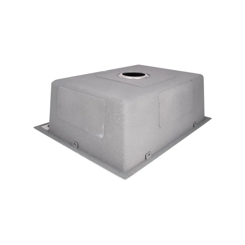 Мойка кухонная Lidz H6050G интегрированная 650х550х245 мм нержавеющая сталь серый Brushed Grey PVD