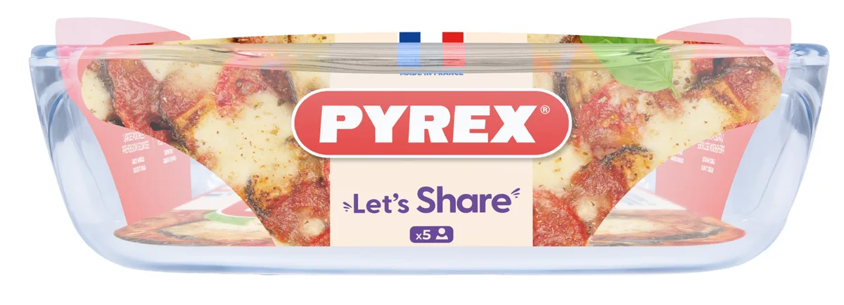 Форма для запікання Pyrex боросилікатне скло 35х23х7 см 3 л