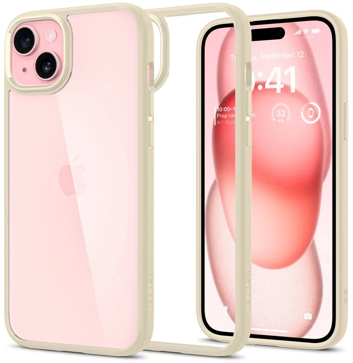 Чохол Spigen для iPhone 15, Ultra Hybrid, Mute Beige