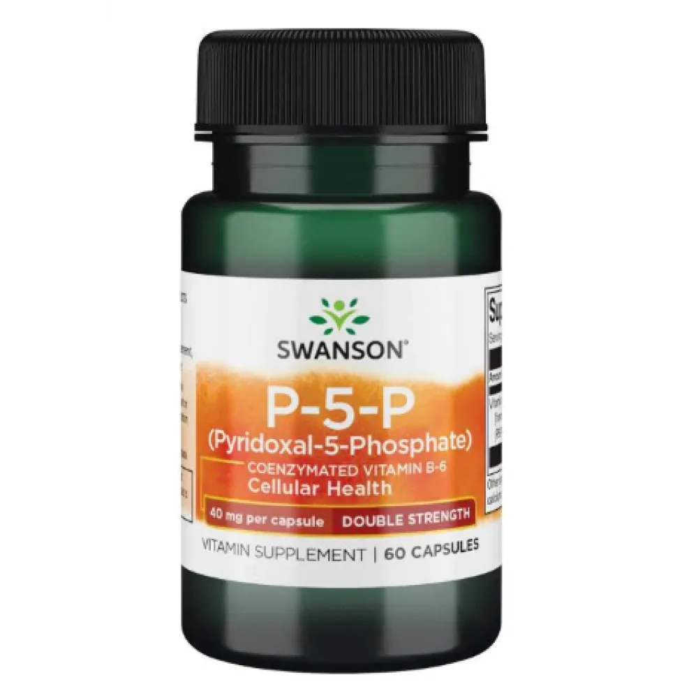 P-5-P витамин B-6 Swanson 40mg 60caps метаболически активная форма для сердечно-сосудистой системы