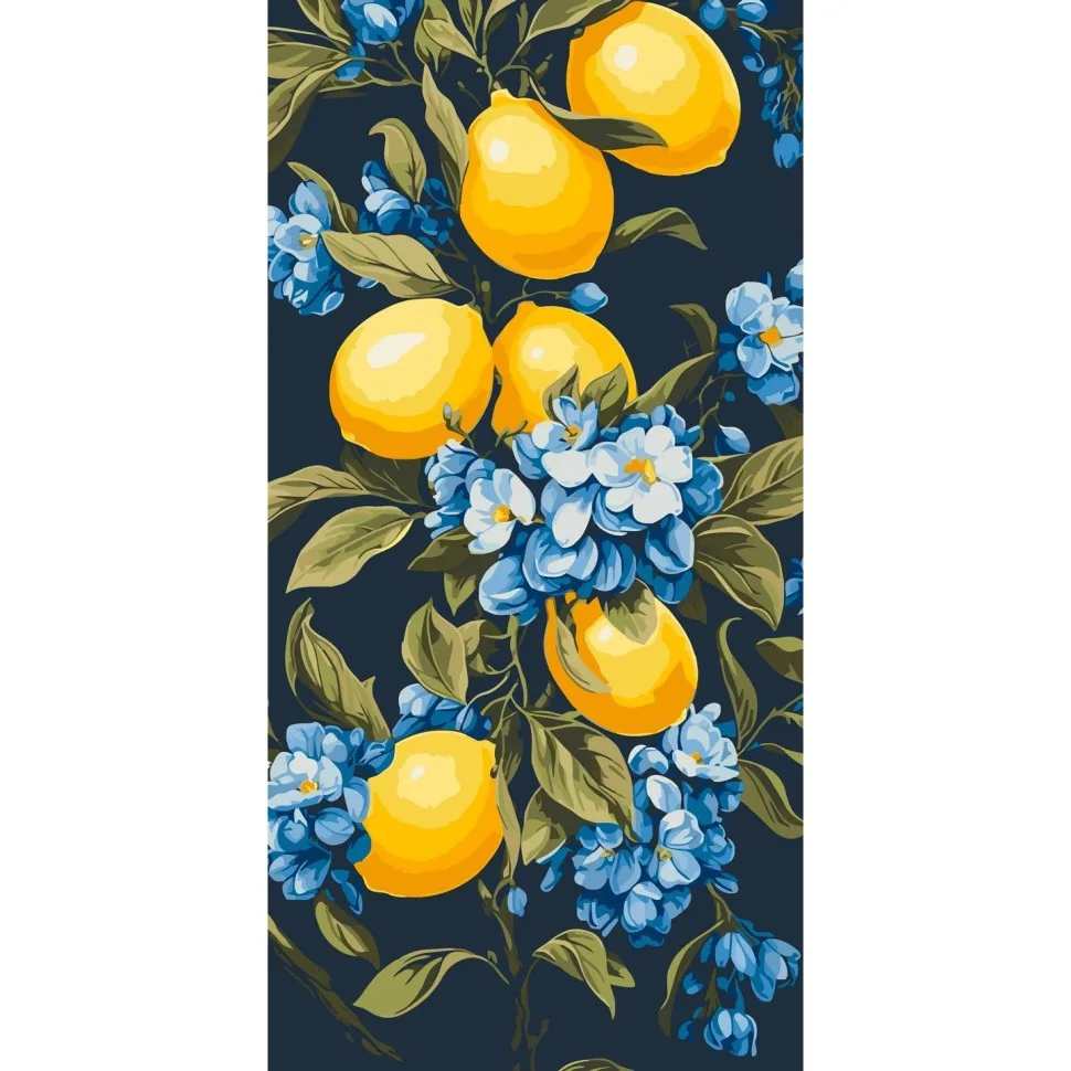 Картина по номерам Art Craft Хлопок 40х80 см Соковиті лимони
