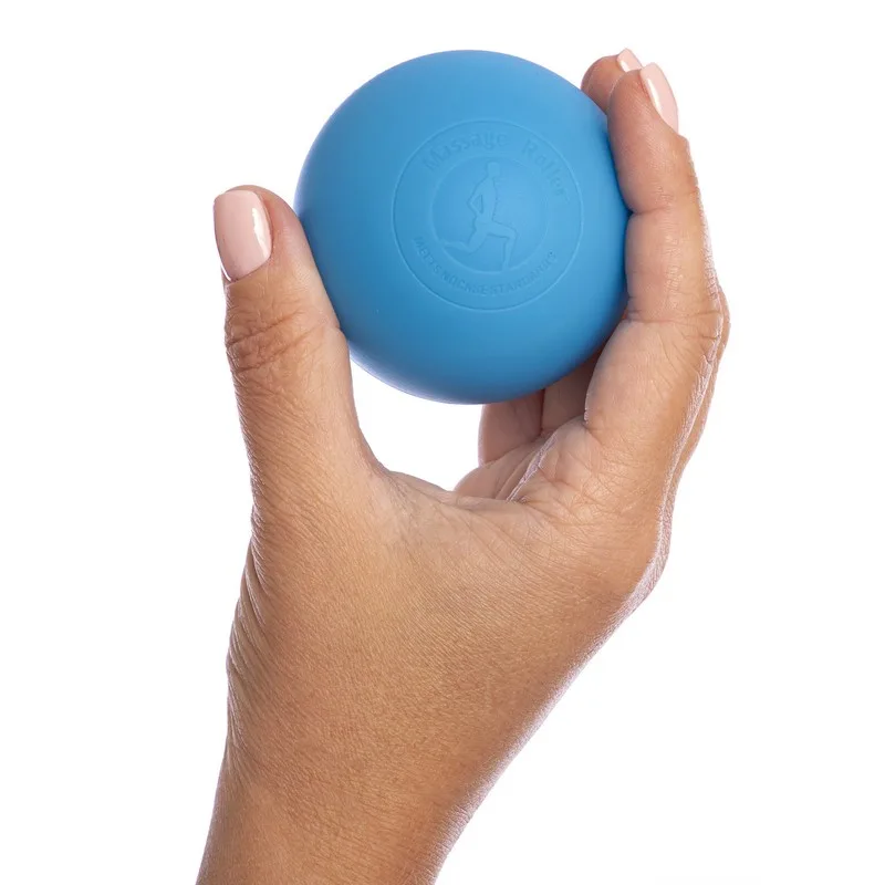 Масажний м'яч EasyFit каучук 6,5 см синій