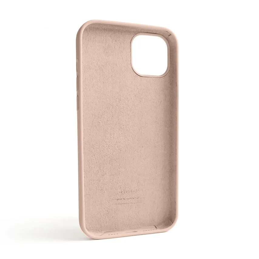 Чохол силіконовий для Apple iPhone 14 Plus  бежевий