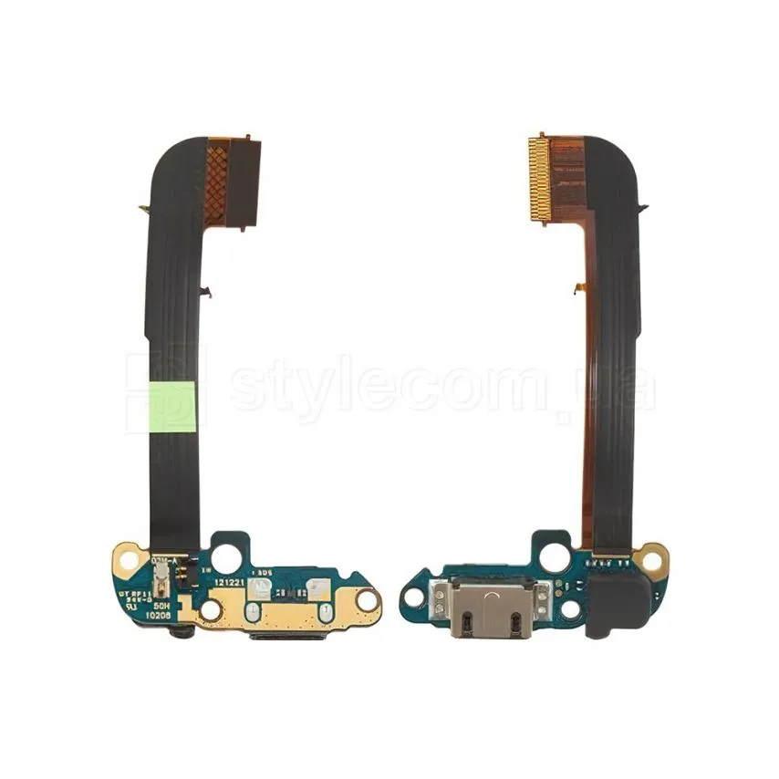 Шлейф High Quality для HTC One M7 з роз'ємом живлення та мікрофоном 1,5 м Чорний