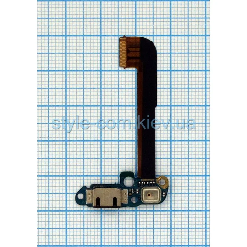 Шлейф High Quality для HTC One M7 з роз'ємом живлення та мікрофоном 1,5 м Чорний