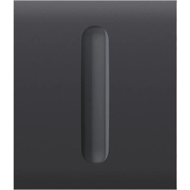 Кнопка центральна для одноклавішного вимикача димера Ajax CenterButton Dimmer 1-gang 2-way for LightSwitch, Jeweler, бездротовий, graphite