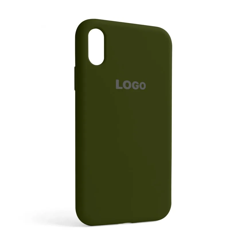 Силіконовий чохол для смартфона Apple Xr  зеленого кольору