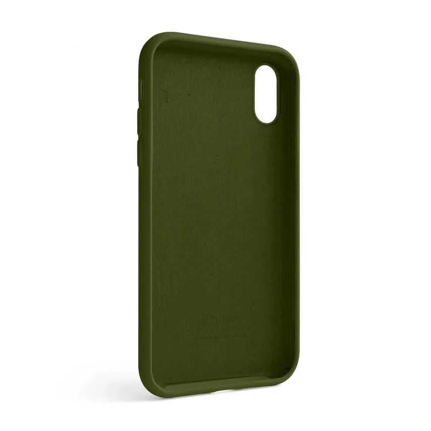Силіконовий чохол для смартфона Apple Xr  зеленого кольору