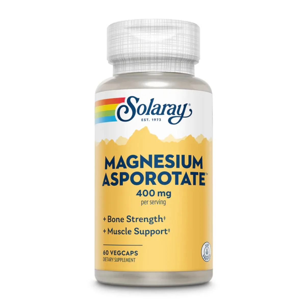 Solaray Magnesium Asporotate 400mg 60 капсул поддержка мышц и нервной системы