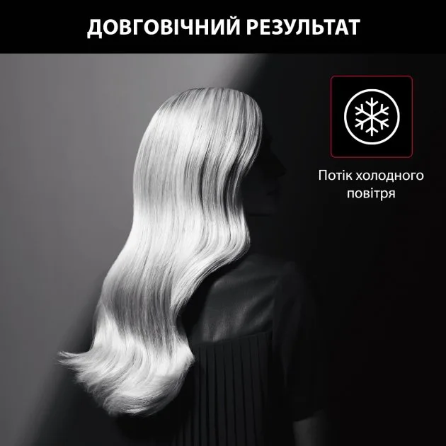 Фен Rowenta 2100 Вт 2 швидкості 3 температури Чорний