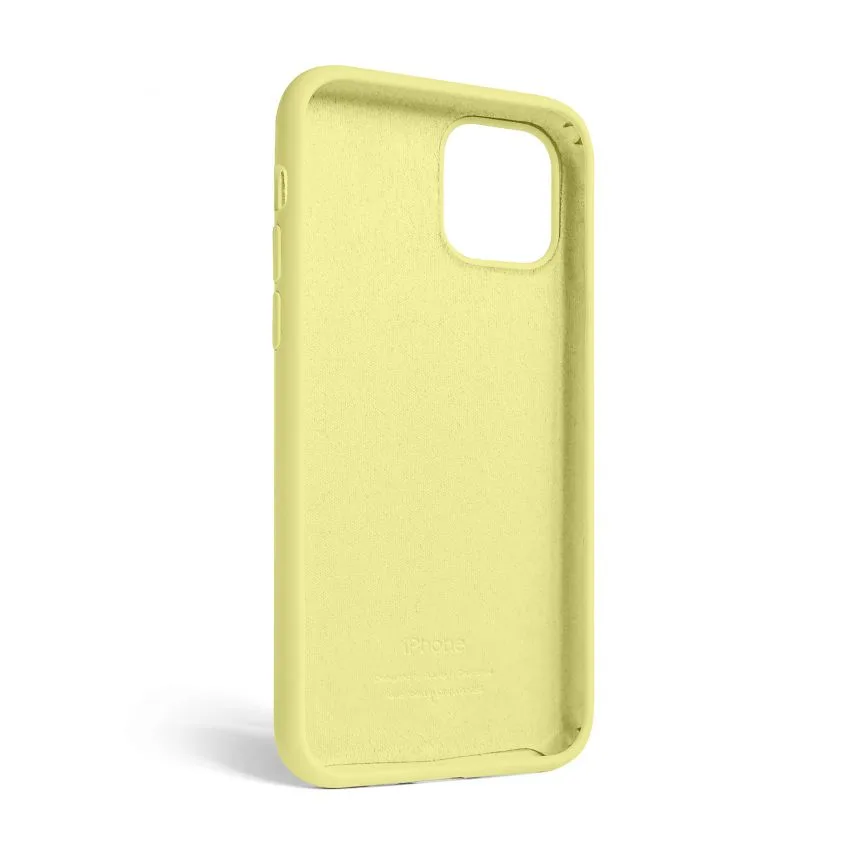 Чохол силіконовий для смартфонів Apple жовтий