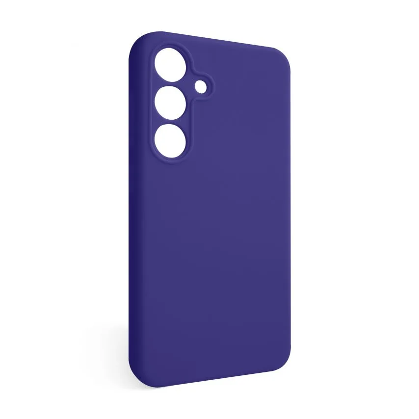 Чохол силиконовий для Samsung Galaxy S24 S25 2024 2025 фіолетовий