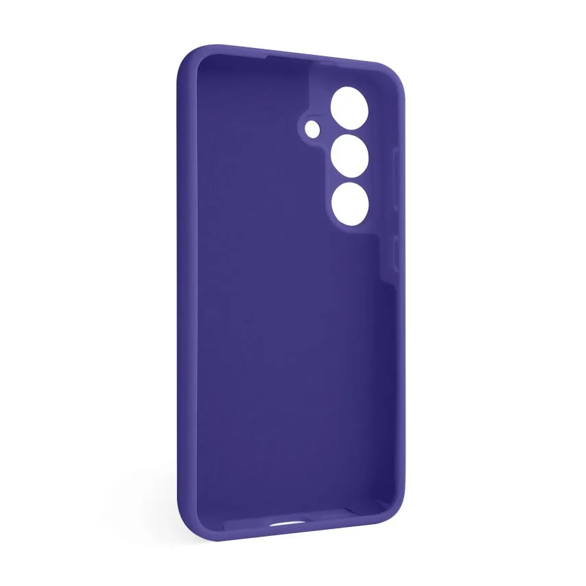 Чохол силиконовий для Samsung Galaxy S24 S25 2024 2025 фіолетовий