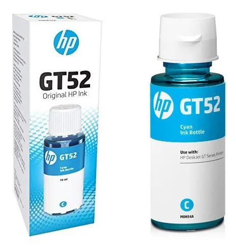 Контейнер з чорнилом HP GT52 DJ5810/5820, Ink Tank 115/315/319/410/415/419, Smart Tank 500/515/530/615/670/720/750/790 Cyan (8000 стор)