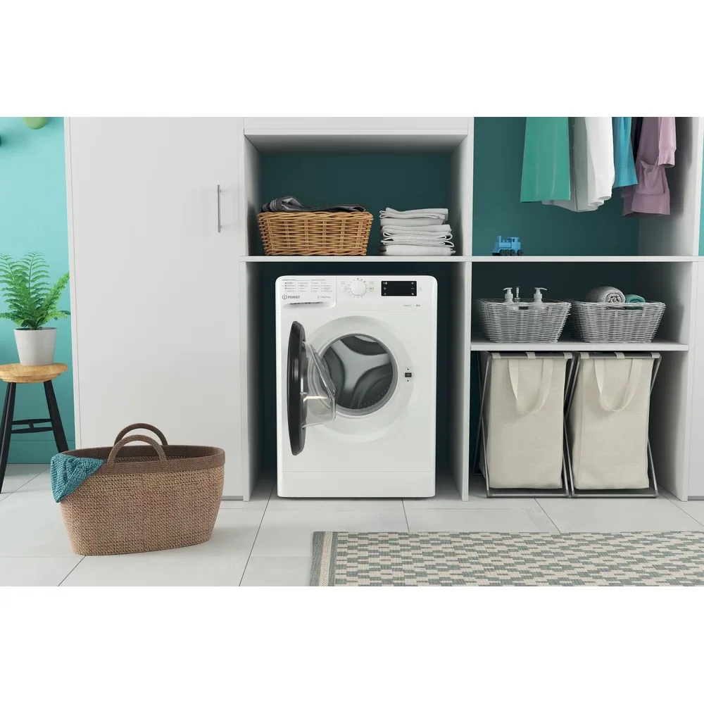 Пральна машина Indesit фронтальна 6 кг 1200 об/хв A+++ енергоефективна для дому побутова техніка