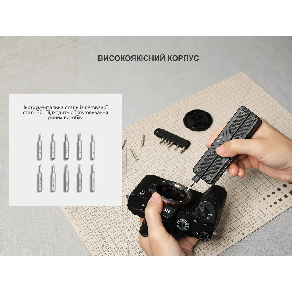 Мультитул NexTool нержавіюча сталь 180,5х35,1х20,1 мм срібний
