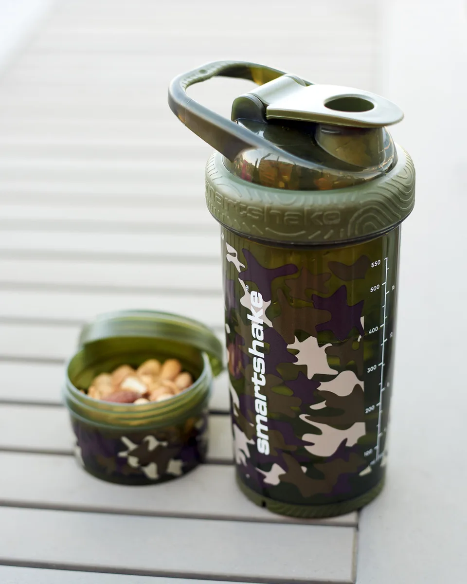Шейкер спортивний SmartShake 750 мл пластик зелений