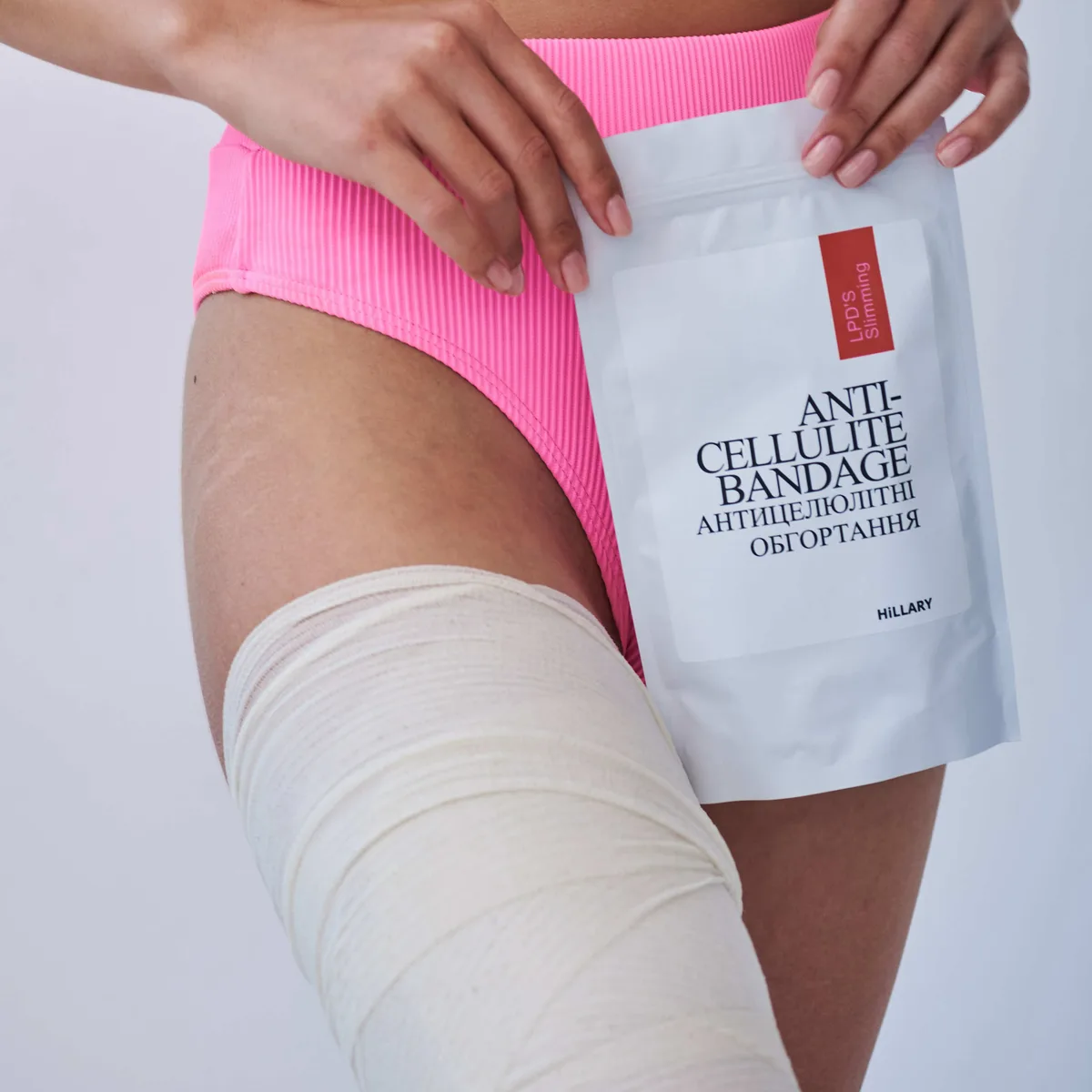 Курс Антицелюлітних ліпосомальних обгортань Hillary Anti-cellulite Bandage LPD'S Slimming (6 уп,)