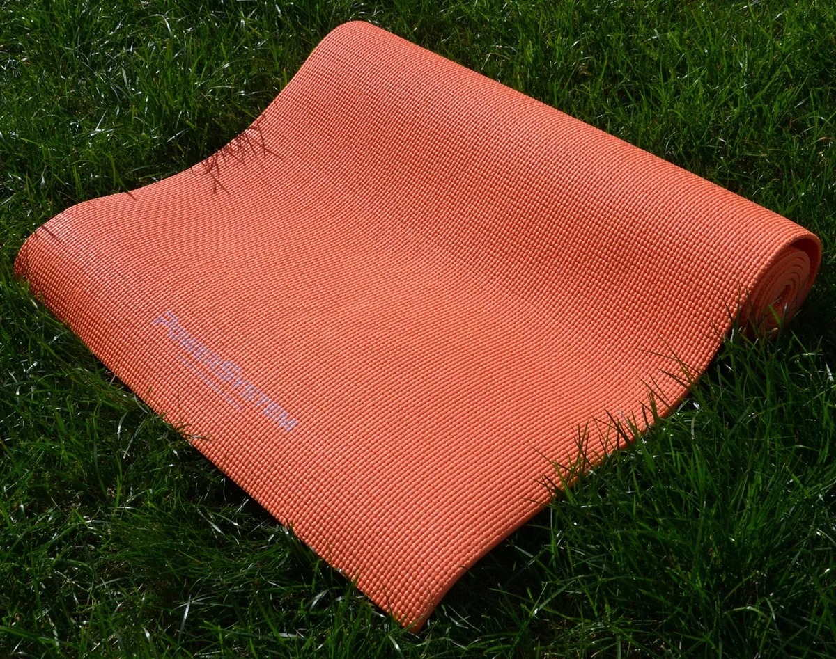 Килимок для йоги Active Point PVC 173х61 см Помаранчевий