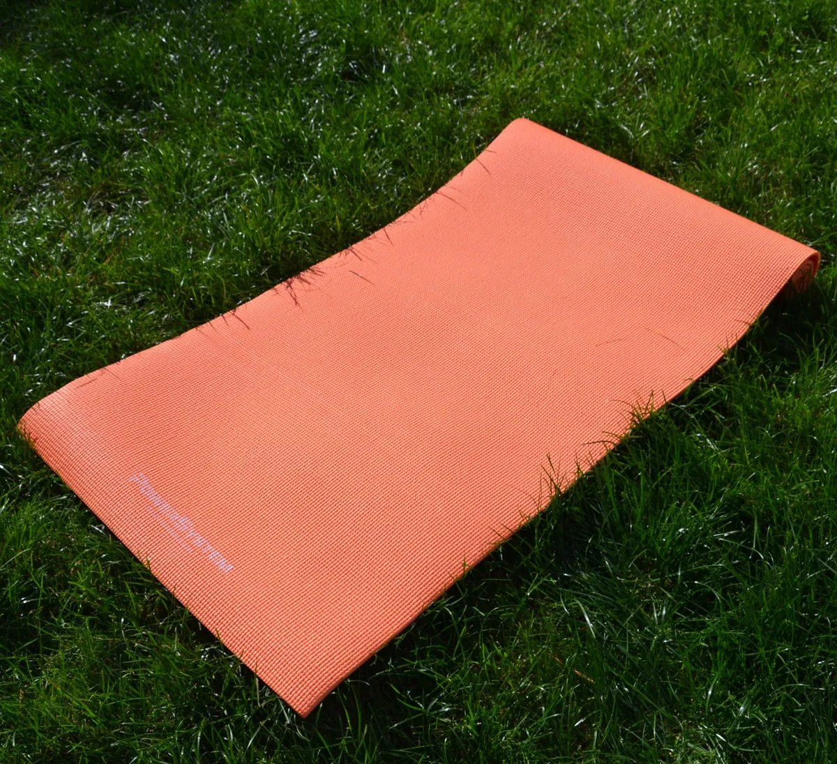 Килимок для йоги Active Point PVC 173х61 см Помаранчевий