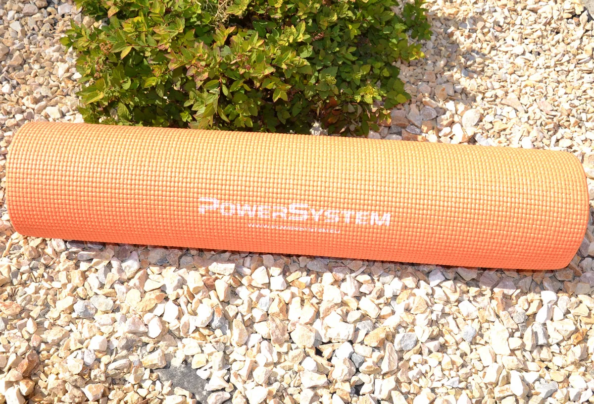 Килимок для йоги Active Point PVC 173х61 см Помаранчевий