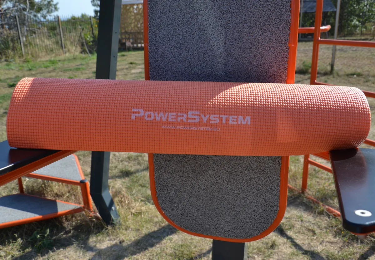 Килимок для йоги Active Point PVC 173х61 см Помаранчевий