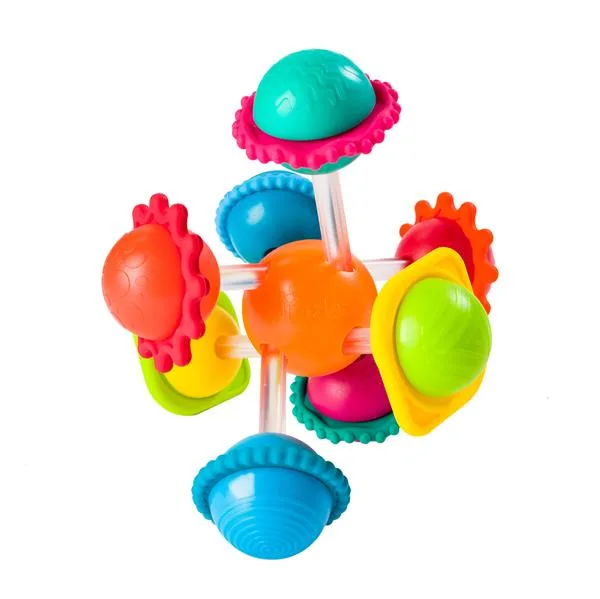 Прорізувач Fat Brain Toys Сенсорні кулі різнокольорові 15х13х17 см 0,23 кг