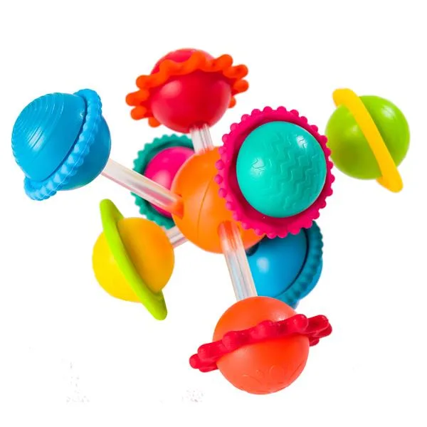 Прорізувач Fat Brain Toys Сенсорні кулі різнокольорові 15х13х17 см 0,23 кг
