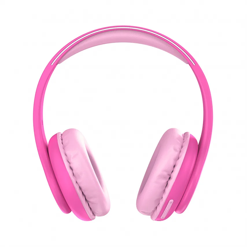 Детские беспроводные наушники Bluetooth XO 40 мм 300 мАч Розовые