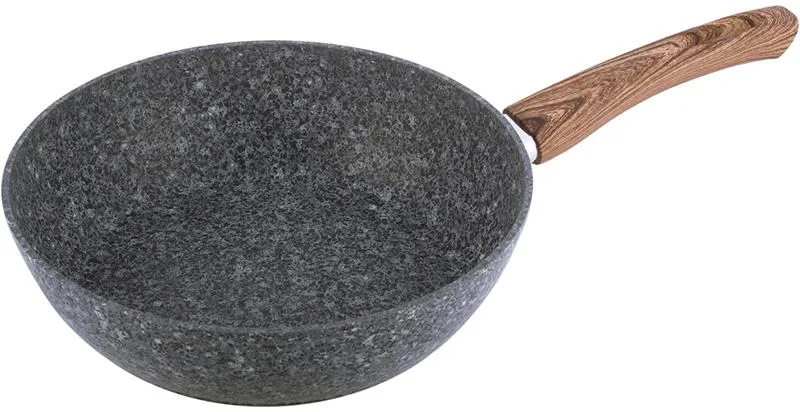Сковорода-сотейник Kamille Grey Marble Ø32 см антипригарна для індукційної плити