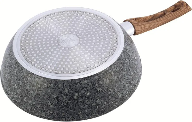 Сковорода-сотейник Kamille Grey Marble Ø32 см антипригарна для індукційної плити