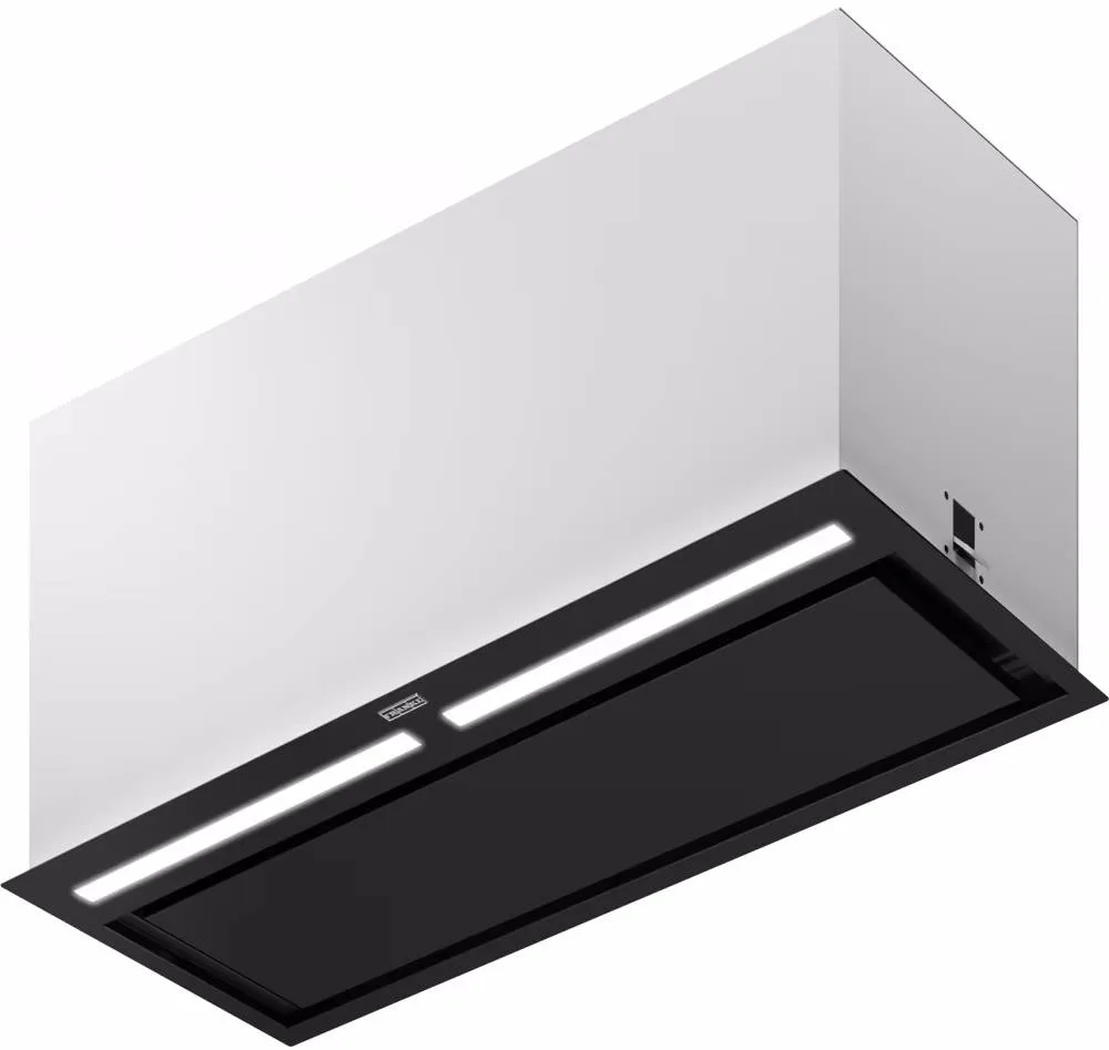 Вбудована витяжка Faber, 70 см, 1202 м3/год, Inka Lux Premium Bk Matt A70 Kl, чорний матовий.