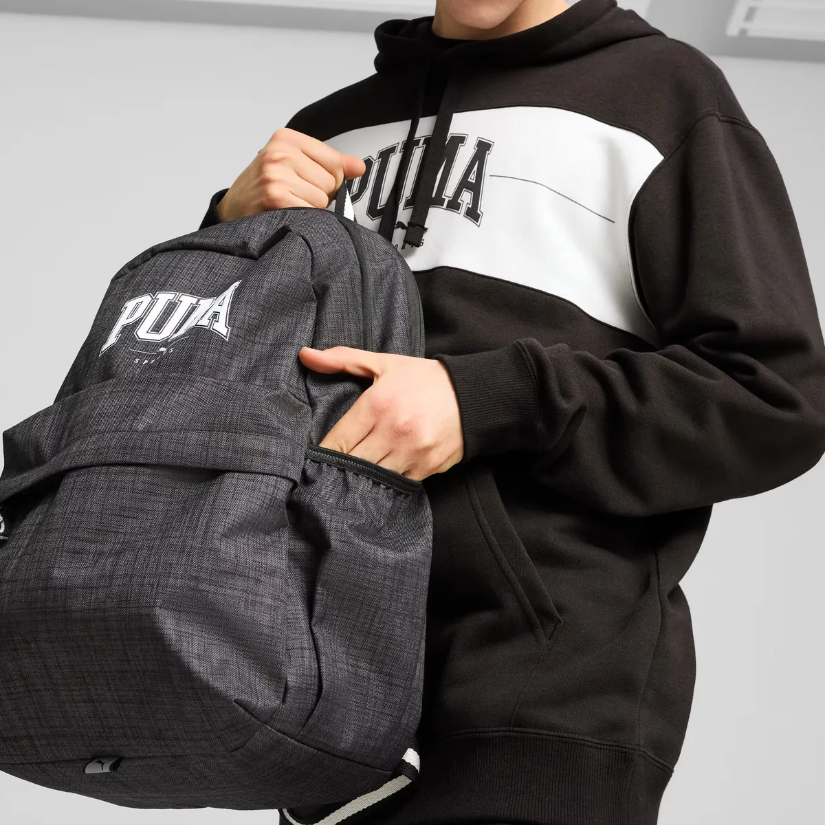 Рюкзак Puma 100% поліестер 44х30х17,5 см сірий