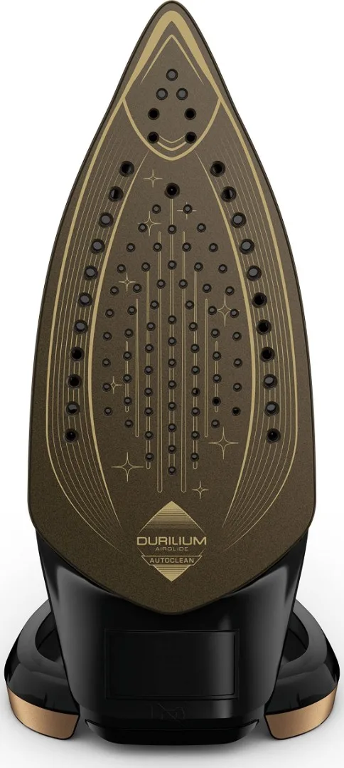 Праска Tefal Puregliss, 3000 Вт, 270 мл, паровий удар - 280 г, постійна пара - 50 г, керамічна підошва, чорний з мідними акцентами