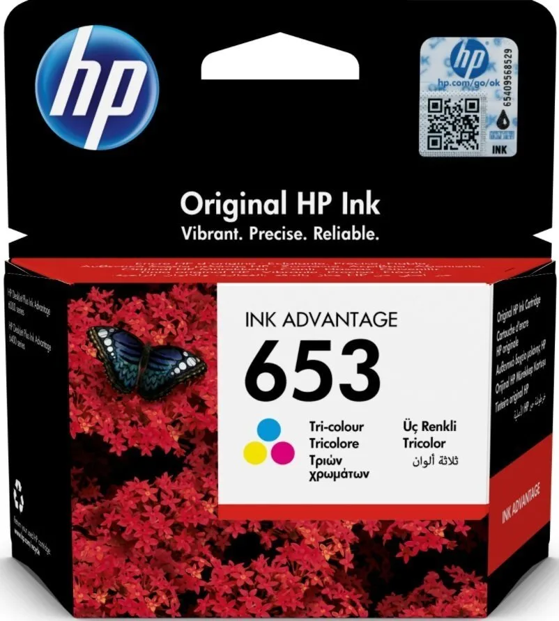 Картридж із друкуючою головкою струменевий HP No.653 DJ IA 2876/6075/6475 color